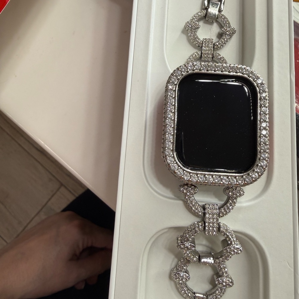 Apple Watch Series 8 with Red Band